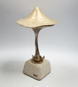 An Elizabeth II limited edition novelty surprise mushroom, by Christopher Nigel Lawrence, London,
