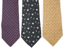Three Hermès ties
