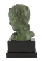 Alexandre Kéléty (Hungarian, 1918-1940), a bronze head of a classical youth, signed in the bronze,