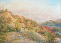 * * Philip Wilson Steer (British, 1860-1942) 'The Red Bridge, Ironbridge'oil on canvassigned and