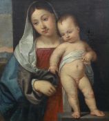 After David Teniers the Younger (1610-1690) 'The Gipsy Madonna'oil on canvas42 x 38cm