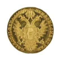 Gold coins, Austrian Empire, Franz I one ducat 1830A, good EF