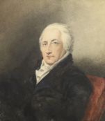 Late 18th century English School - Portrait of Sir William Eden, later 1st Baron Auckland,