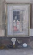 § § David Tindle R.A. (British, b.1932) Objects before a windowoil on canvasinscribed 'To Rebecca'74
