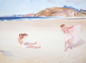 *§ *§ Sir William Russell Flint. R.S.W; P.R.W.S; R.A (1880-1969) 'The Bay of Winds, Gruinard, Ross-