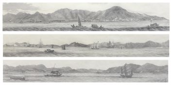 Lieutenant Leopold G. Heath for the Hydrographic Office Hong Kong as seen from the anchorage of