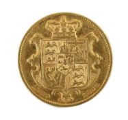 British gold coins, William IV sovereign 1833, Fine/Very Fine***CONDITION REPORT***PLEASE NOTE:-