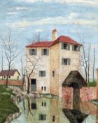Josselin Reginald Courtenay Bodley (British 1893-1974) Watermill in Franceoil on canvassigned60 x