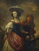 18th century French / Dutch School Judith with the head of Holofernesoil on panel23.5 x 17.5cm***