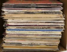 Approximately seventy LP record albums by artists including; Cream, Stevie Wonder, Sonny and Cher,
