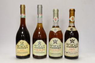 One bottle of Tokaji Szamorodni Szaraz, 1996, one bottle of Tokaji Szamorodni Szaraz, 1988, one