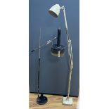 Two mid-century adjustable floor lamps; an Anglepoise 1209 and another