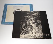 A Trapeze LP record album, Trapeze, on Threshold, label, THS 2, ZAL 9455P, in gatefold sleeve