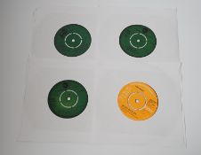 Four Elvis Presley original RCA Demonstration Record 7” singles; Rock-a Hula Baby/Can’t Help Falling