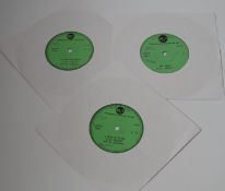Three Elvis Presley original RCA Demonstration Record one sided 7” singles; It’s Now or Never (