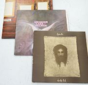Four LP record albums; Andwella(‘s Dream); World’s End, Emerson, Lake & Palmer; Emerson, Lake &