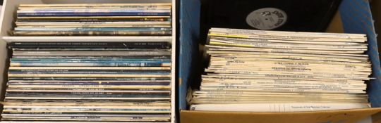 Fifty plus LP record albums, artists include; UB40, Strawbs, Rick Wakeman, The Who, 10cc, etc.,