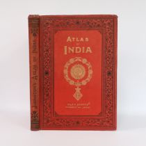 ° ° Atlas of India ... With an Introduction by Sir W.W. Hunter. d-page coloured index map and 15 d-