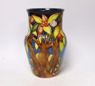 A Moorcroft Aquitaine pattern vase, limited edition 250, 23cm high