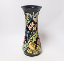 A Moorcroft Golden Lily pattern tall vase, 31cm