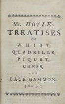 ° ° Hoyle, Edmund - Mr. Hoyle’s Treatises of Whist, 8th edition, signed title verso by the author (