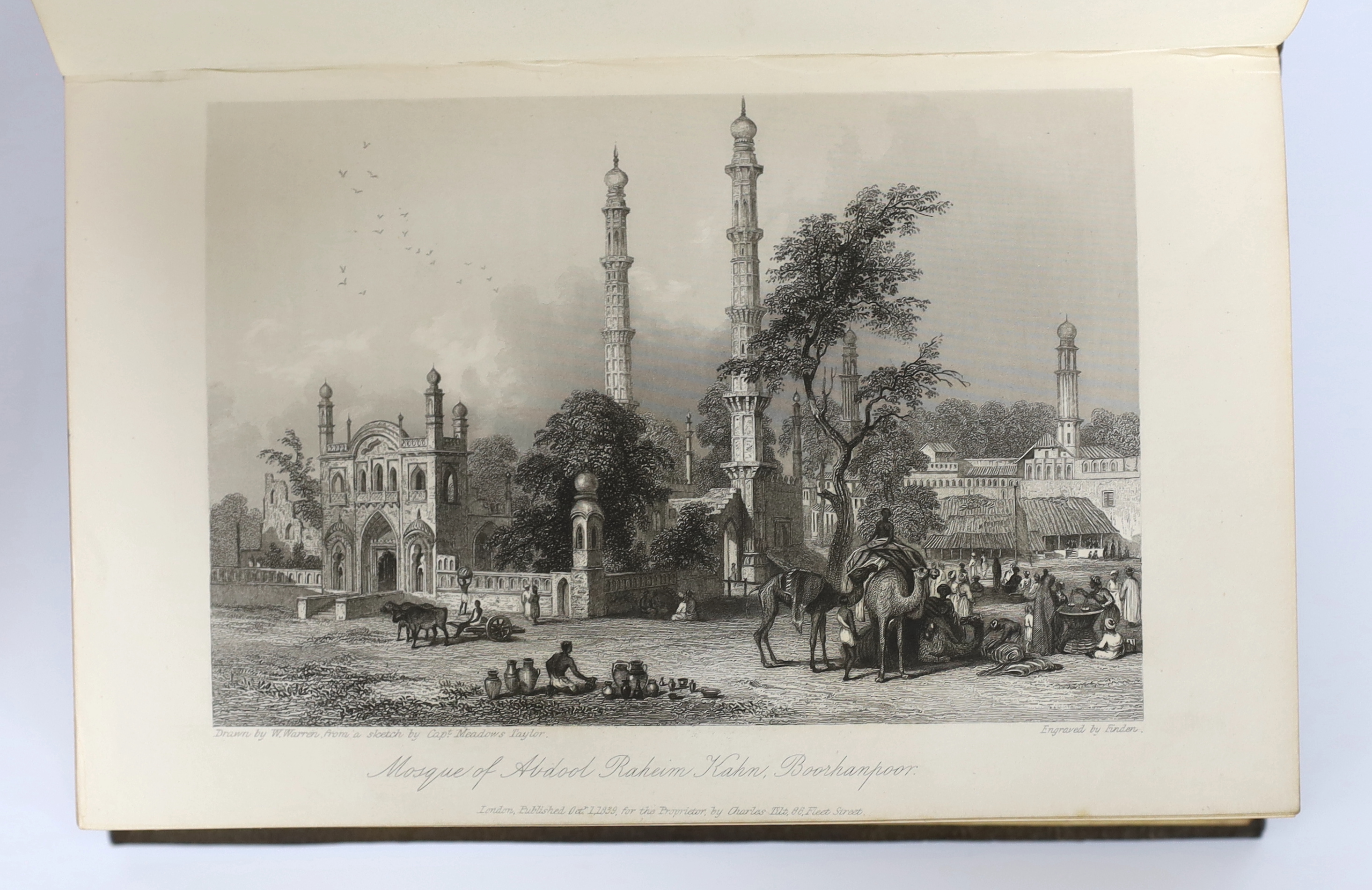 ° ° The Oriental Annual, or Scenes in India ... 7 vols., pictorial engraved and printed titles, - Image 3 of 3