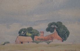 Reginald Brown (20th. C) three watercolours, Shoreham-by-Sea views, two signed, largest 27 x 37cm