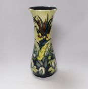 A Moorcroft Lamia pattern tall vase, 31cm