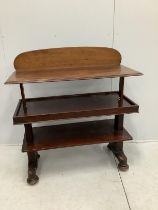 A Victorian metamorphic buffet, width 112cm, depth 50cm