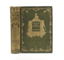 ° ° Barrie, J.M - Peter and Wendy, 1st edition, 8vo, original pictorial green cloth gilt,