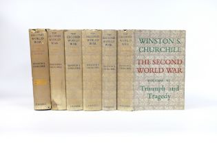 ° ° Churchill, Winston Spencer - The Second World War, 6 vols. (first editions, save vol. I which is