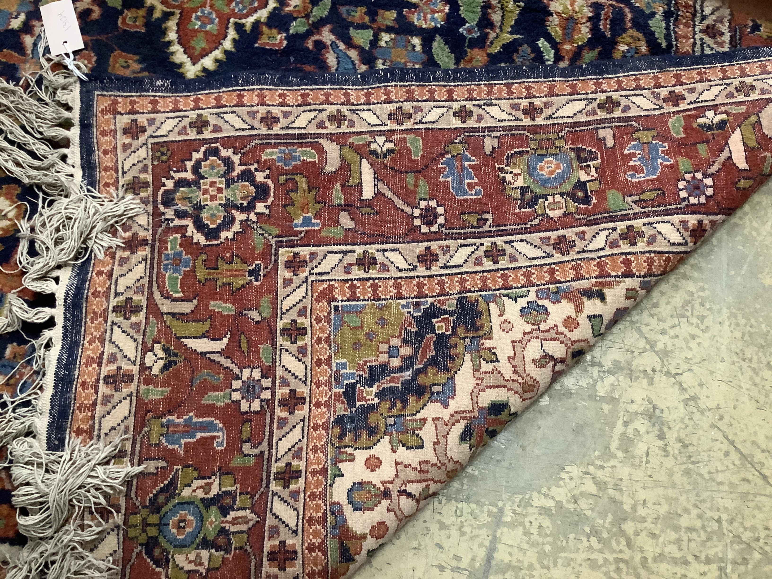 A Tabriz style ground rug, 216 x 156cm - Image 2 of 2