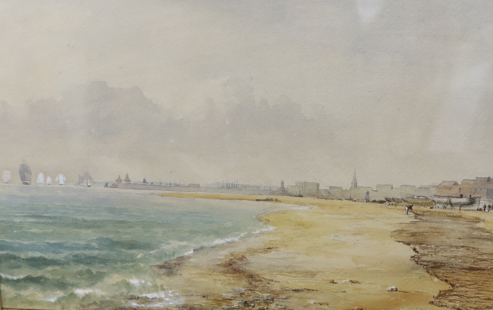 Three 19th century and later watercolours including Wilfrid Ball, near Minehead, signed and dated ' - Image 3 of 4