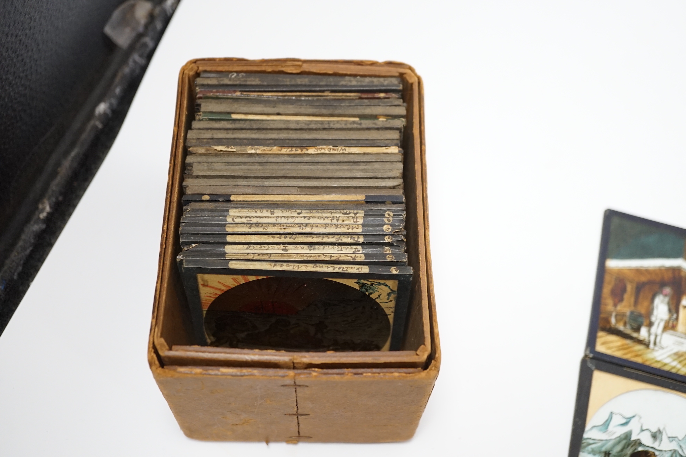 Thirty various Magic Lantern glass slides - Image 4 of 9