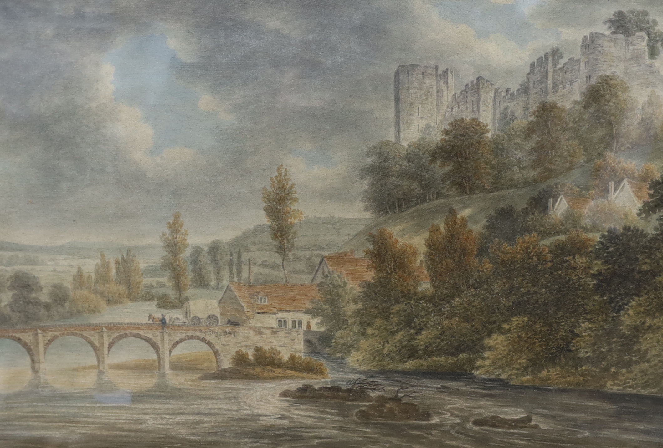 Three 19th century and later watercolours including Wilfrid Ball, near Minehead, signed and dated ' - Image 4 of 4
