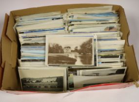 Collection of topographical postcards including Sussex, Warwickshire and Yorkshire