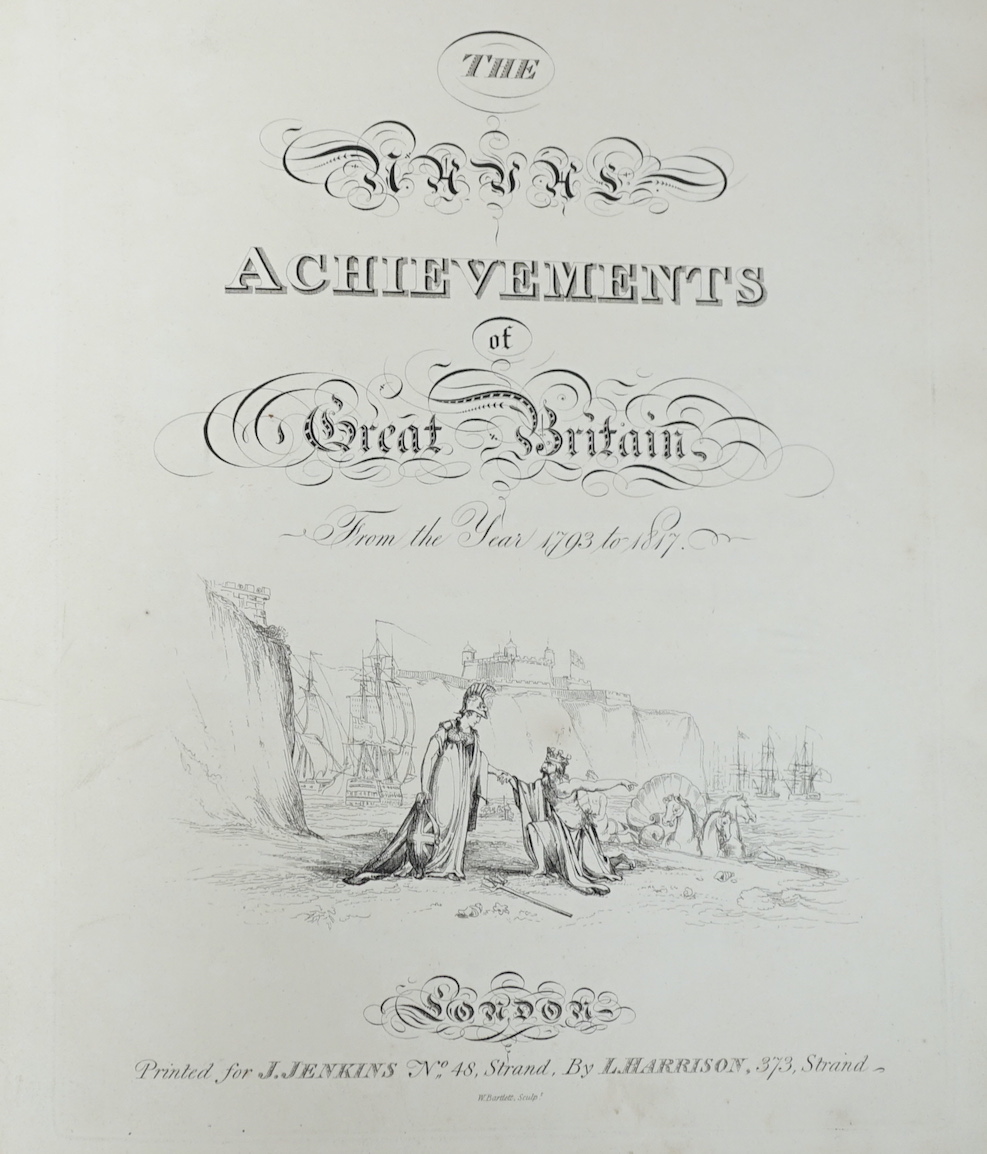 ° ° (Jenkins, James), The Naval Achievements of Great Britain, from the year 1793 to 1817. pictorial