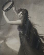 Joseph Bishop Pratt (1854-1910) mezzotint, Lady Hamilton, signed in pencil, Print Sellers