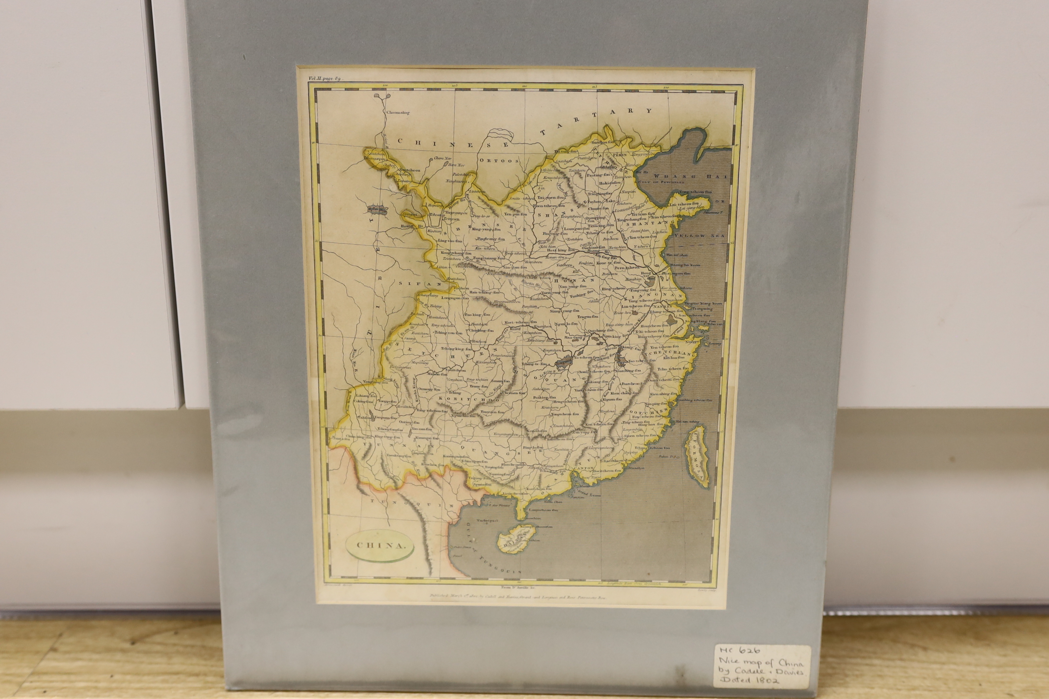 Two maps of China comprising, J. Barrow, Sketch of a Journey from Hang-Tchoo-Foo to Quang-Tchoo- - Image 3 of 3