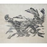 Sidney Nolan (Australian, 1917-1992) lithograph, ‘Leda and swan’, signed in pencil, limited