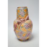 A Bretby ‘dragon’ vase, model number 2022E, 27cm