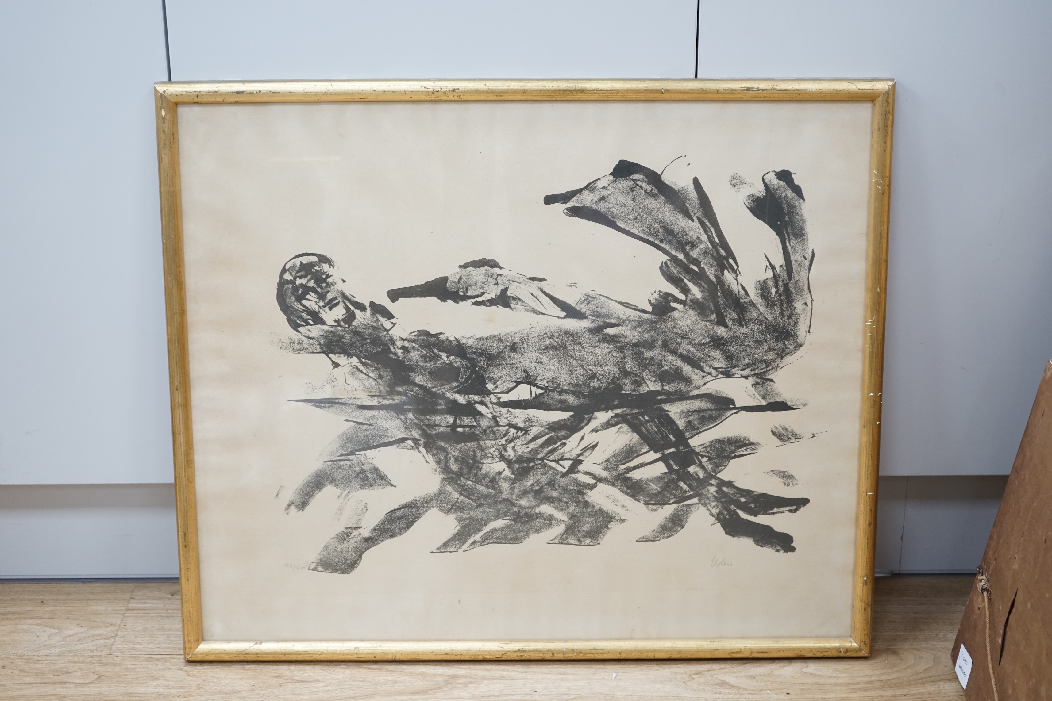 Sidney Nolan (Australian, 1917-1992) lithograph, ‘Leda and swan’, signed in pencil, limited - Image 3 of 4