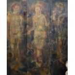 Arturo, triptych oil on canvas, Adam and Eve, 170 x 143cm