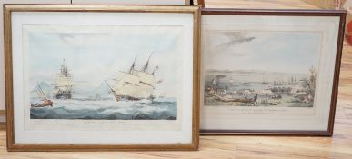 After William John Huggins (1781-1845) and after Thomas Allom (1804-1872), two colour prints