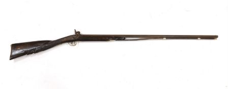 A Belgian back action percussion sporting gun made for the South American market c.1900, with