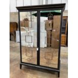 A mirrored armoire by Middleton Bespoke Joinery, width 122cm, depth 63cm, height 181cm