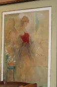 Janet Treby (b.1955) limited edition print, 'Study of Dancers I', signed in pencil, 290/385, 75 x