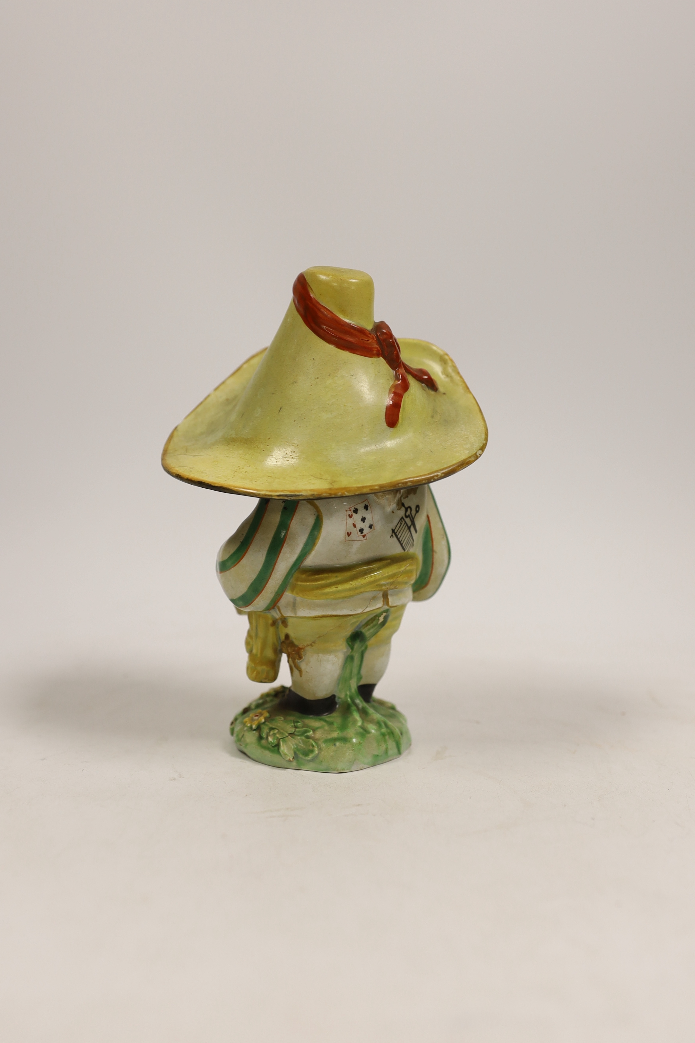 A Staffordshire pearlware Mansion House dwarf, c.1820, 15.5cm - Image 2 of 3