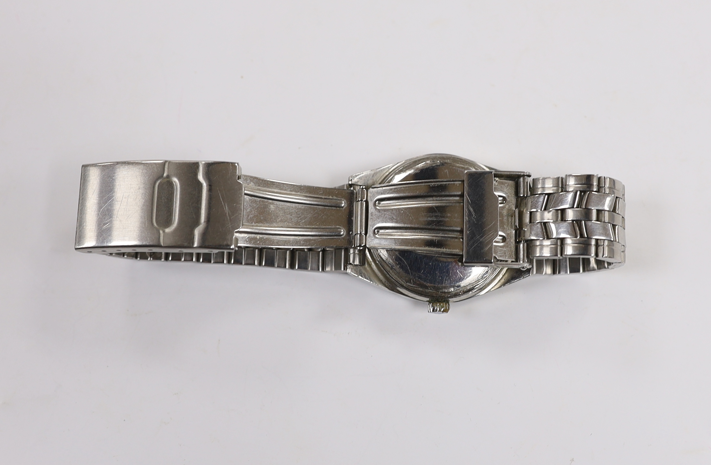 A gentleman's stainless steel Tissot Visodate Seastar automatic wrist watch, on a stainless steel - Image 3 of 3