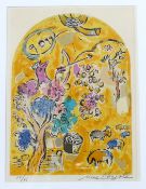 Marc Chagall (Russian/French, 1887-1985), colour lithograph, 'The Tribe for Joseph', signed in